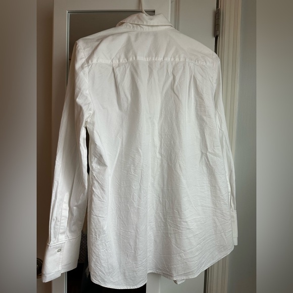 Per Se Carlisle cotton white button down - Picture 4 of 7